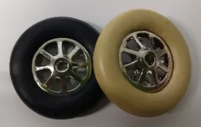 1-1/2" Cream or Black Tire : Hubley motorcycle wheel & hub