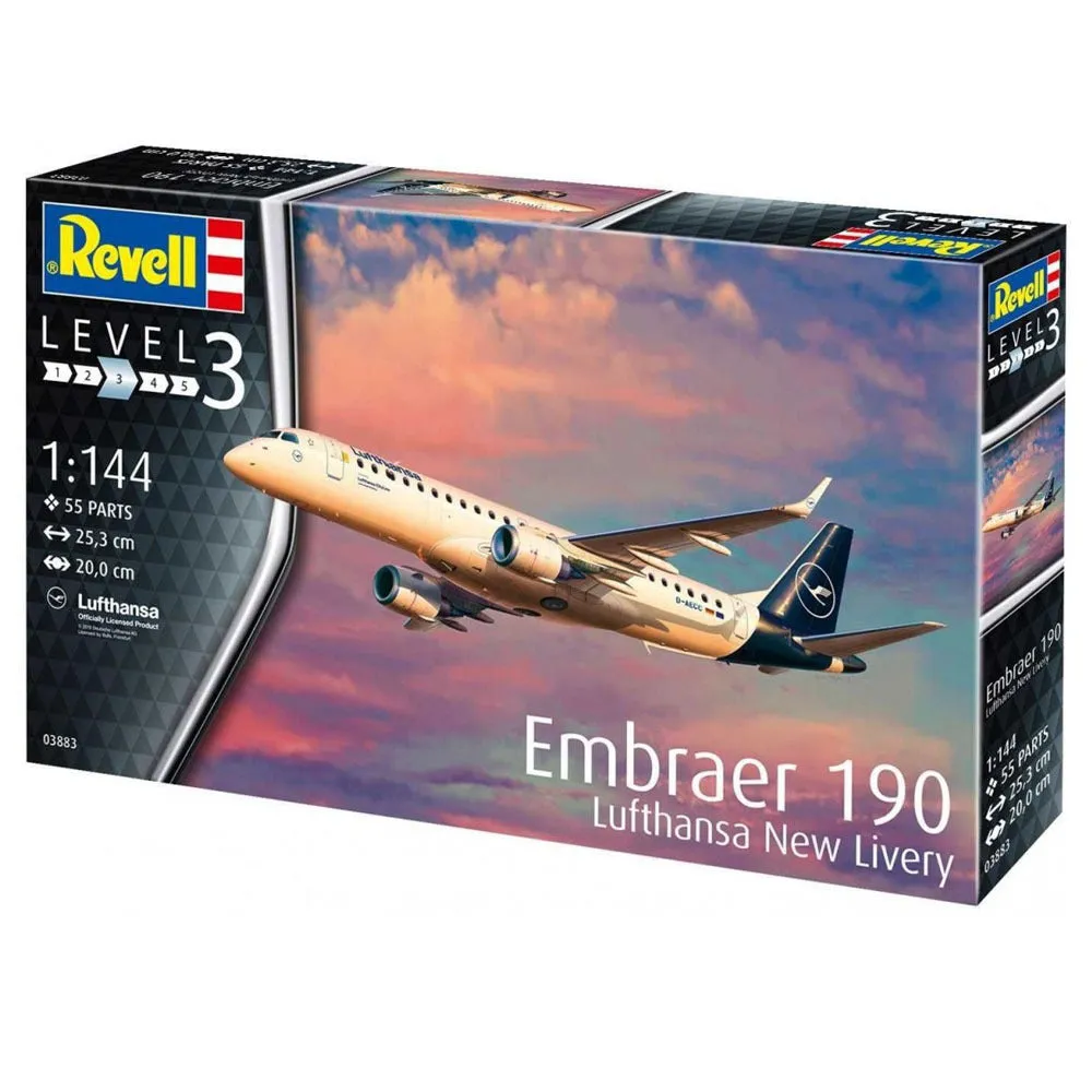 1/144 Embraer 190 Lufthansa New  Livery Model Set