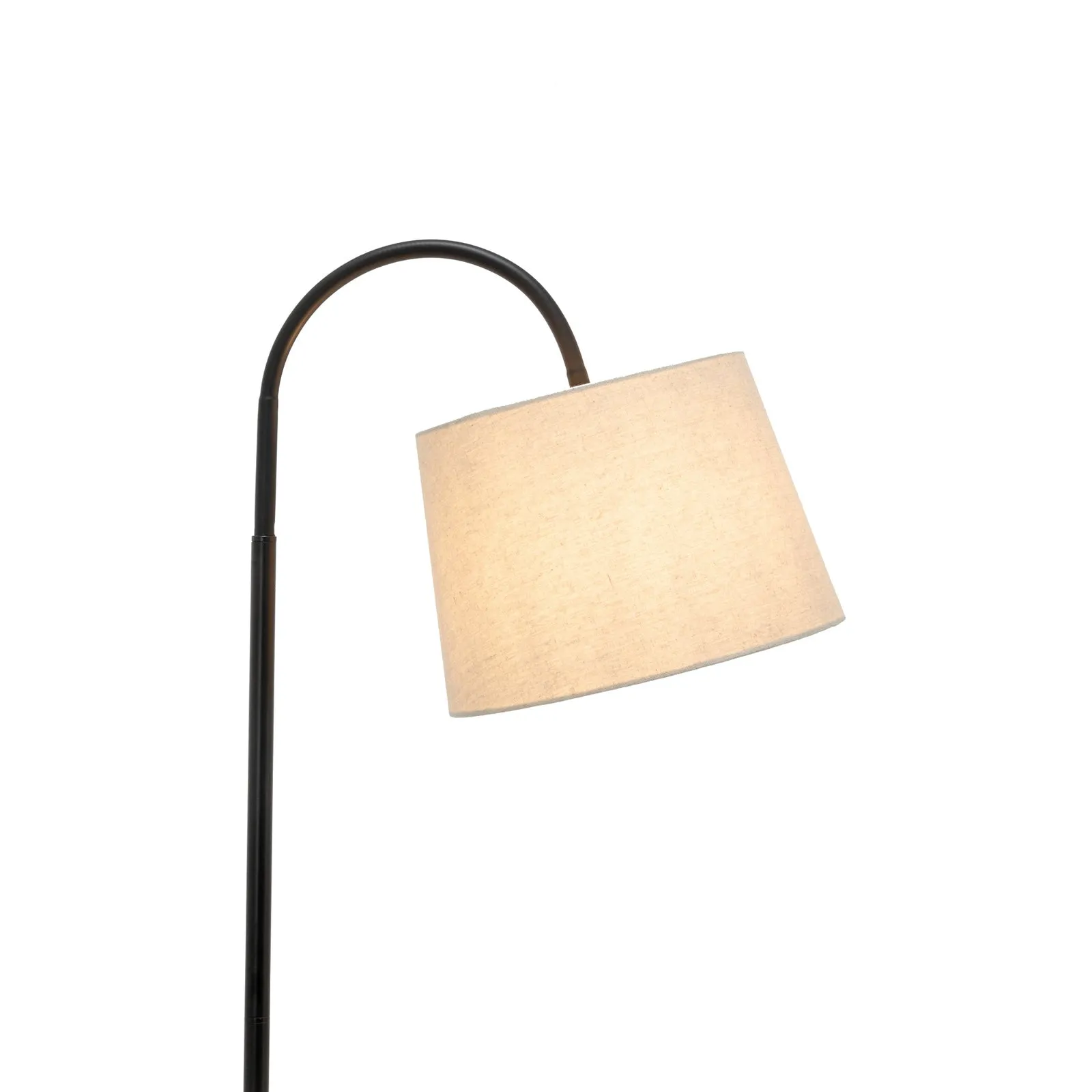 174cm Naples Tripod Floor Lamp & Shelf Storage w/ USB Charger - Natural Wood