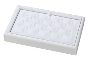 18-Clip Stackable Ring Trays, 9" L x 5.5" W