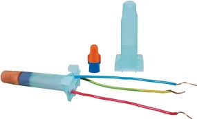 3M DBO/B-6 Underground Splice Kit, 18 to 10 AWG Wire, Blue/Orange :CD: QUANTITY: 1