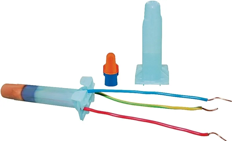 3M DBO/B-6 Underground Splice Kit, 18 to 10 AWG Wire, Blue/Orange :CD: QUANTITY: 1
