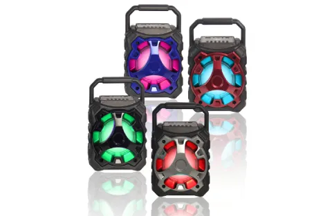 500 Watts Powered Portable Multimedia Speaker with USB/SD and FM Radio
