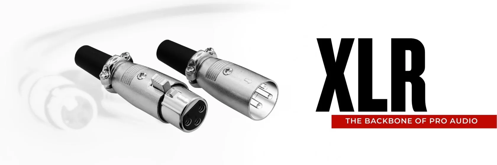 5Core XLR Connector Male Female to 1/4 Audio Jack 3 Pin Secure Mic Plug w Locking Ends