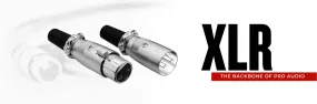 5Core XLR Connector Male Female to 1/4 Audio Jack 3 Pin Secure Mic Plug w Locking Ends