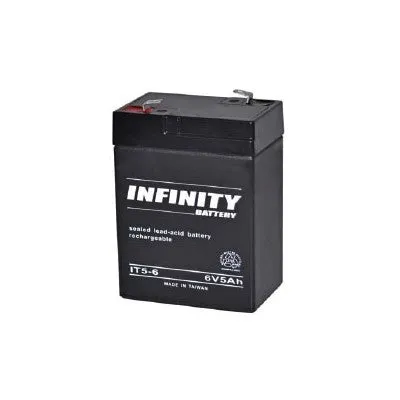 6 Volt - 5.0Ah Rechargeable SLA Battery (BT-6V5)