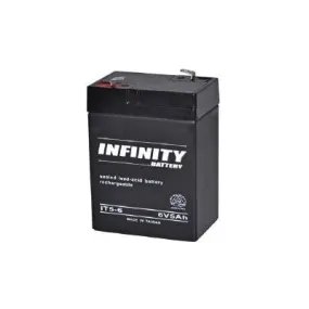 6 Volt - 5.0Ah Rechargeable SLA Battery (BT-6V5)