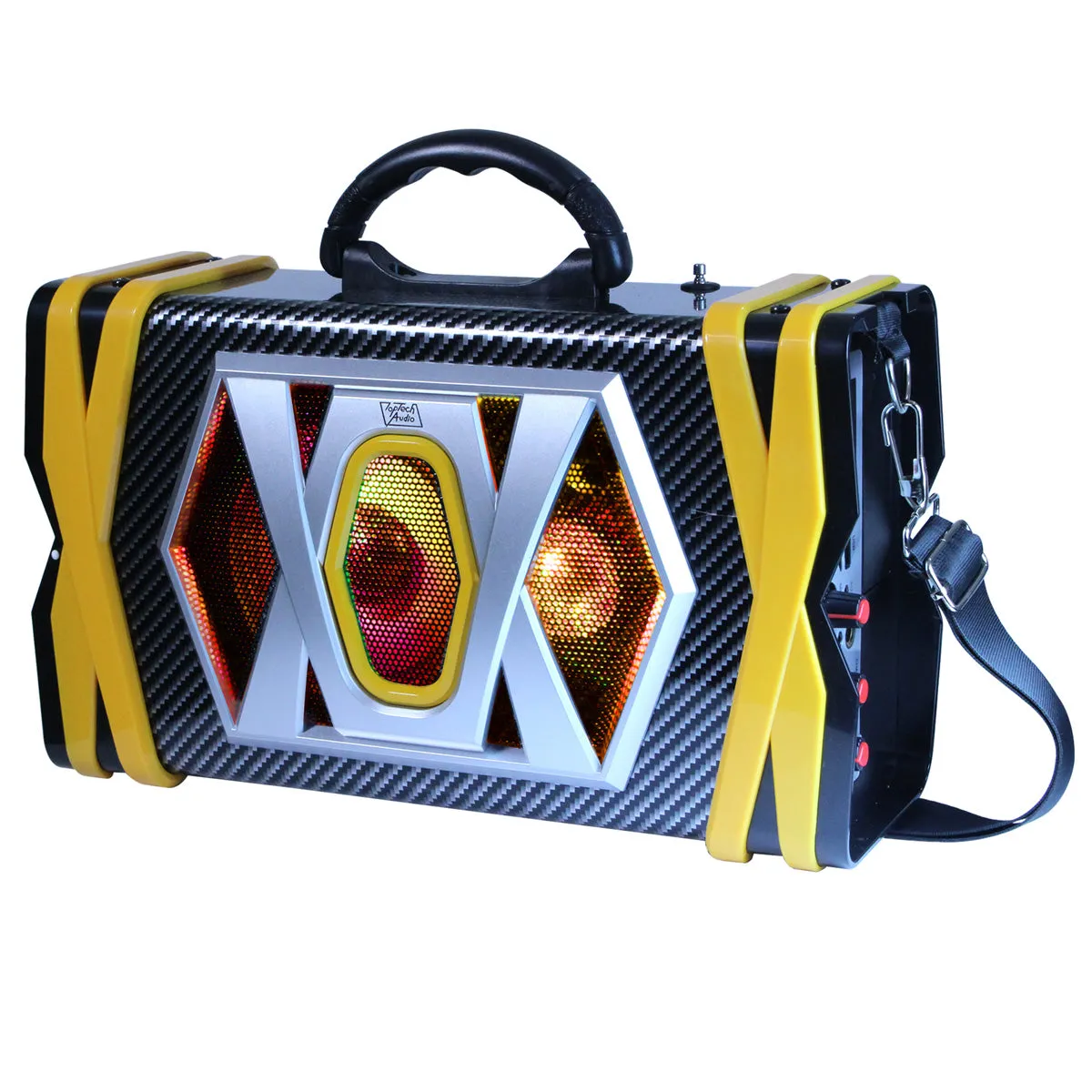 600 Watts Fully Powered Portable Multimedia Speaker with USB/SD & FM Radio