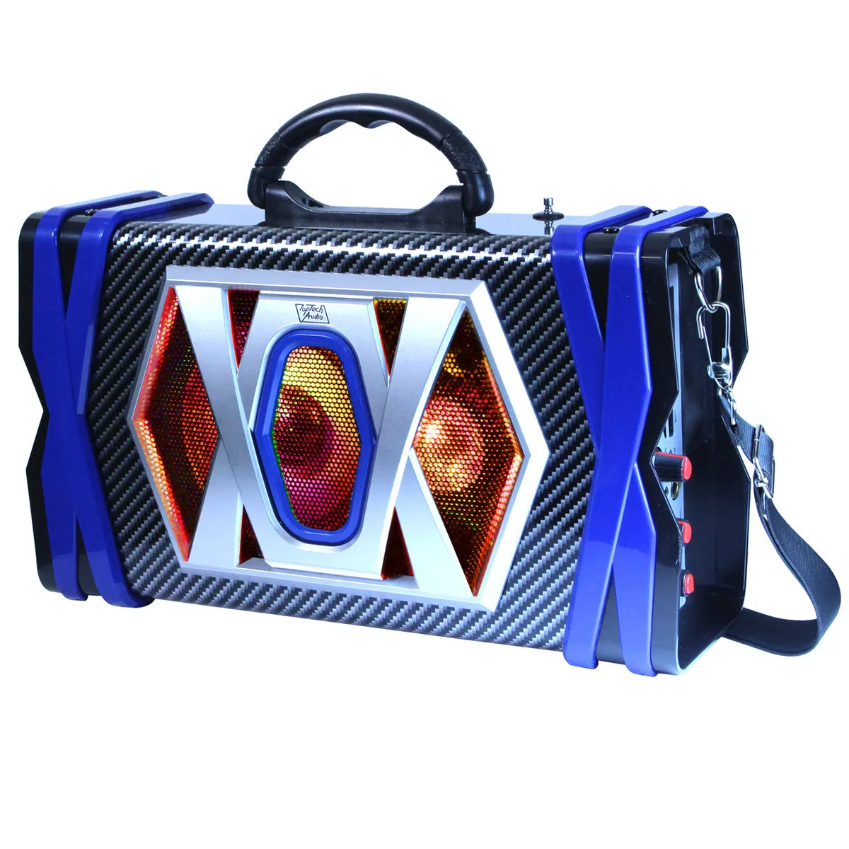 600 Watts Fully Powered Portable Multimedia Speaker with USB/SD & FM Radio