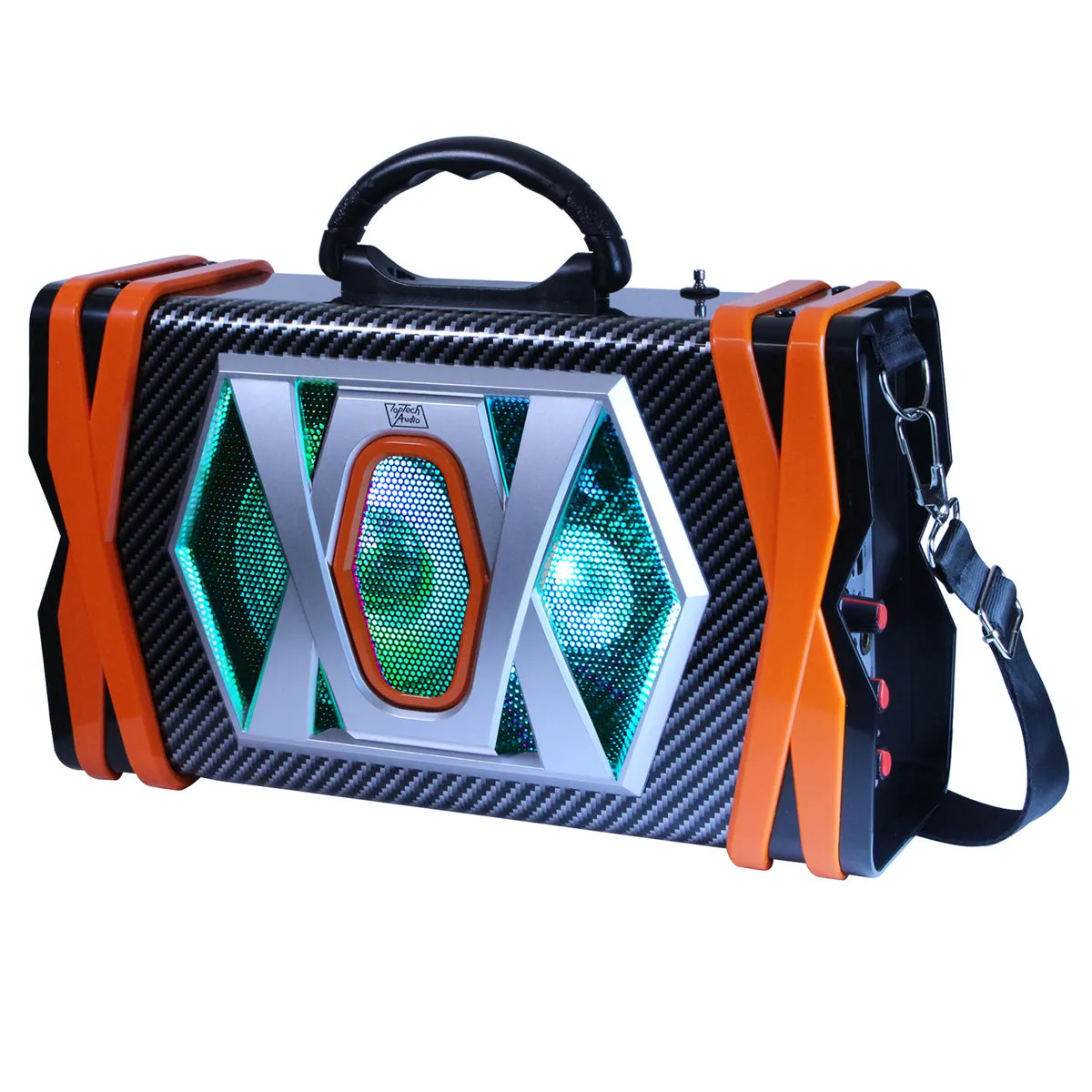 600 Watts Fully Powered Portable Multimedia Speaker with USB/SD & FM Radio