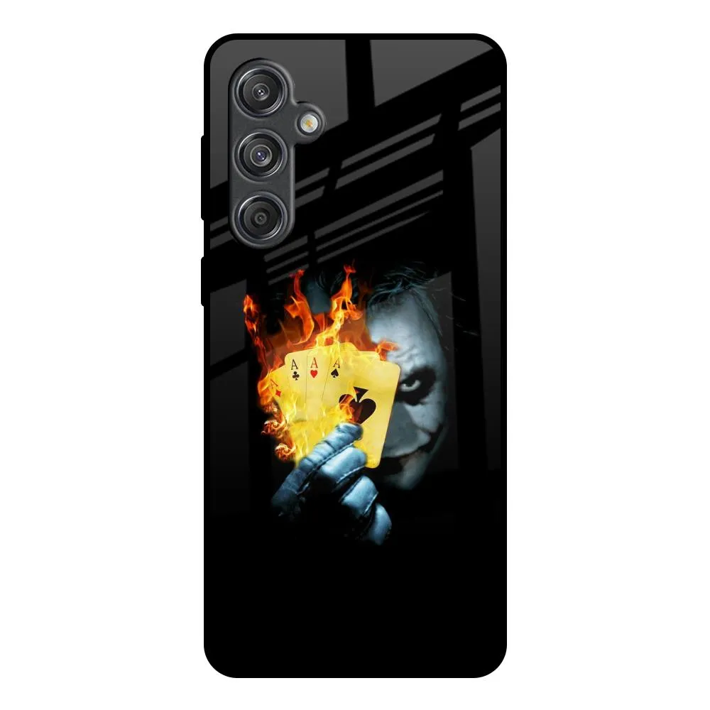 AAA Joker Glass Case for Samsung Galaxy M55 5G