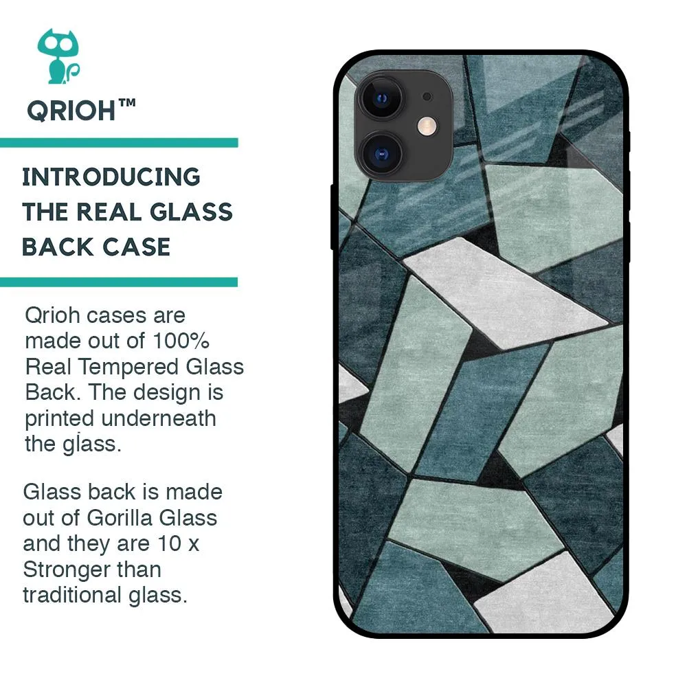 Abstact Tiles Glass Case for iPhone 12