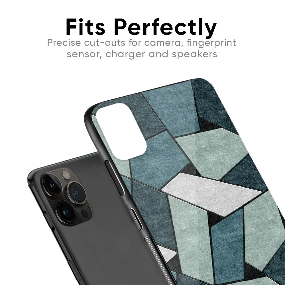 Abstact Tiles Glass Case for iPhone 12