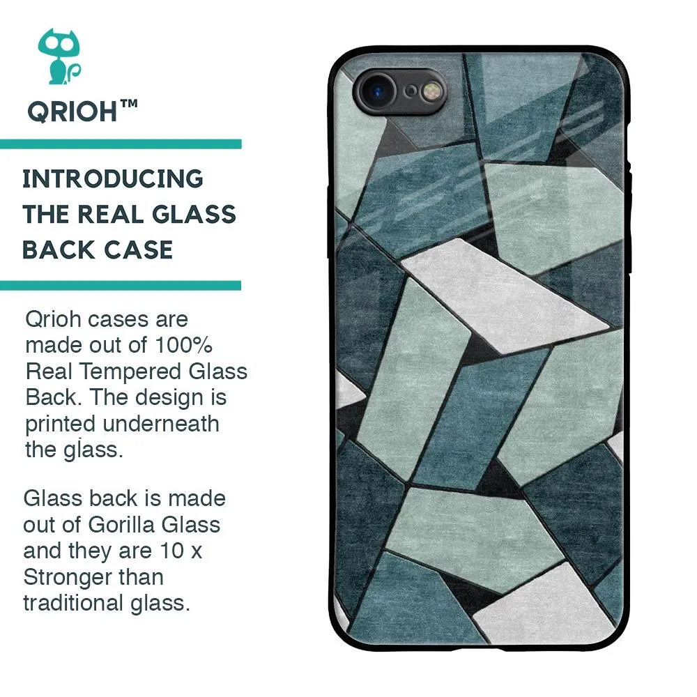 Abstact Tiles Glass Case for iPhone 7