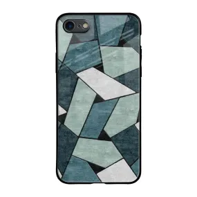 Abstact Tiles Glass Case for iPhone 7