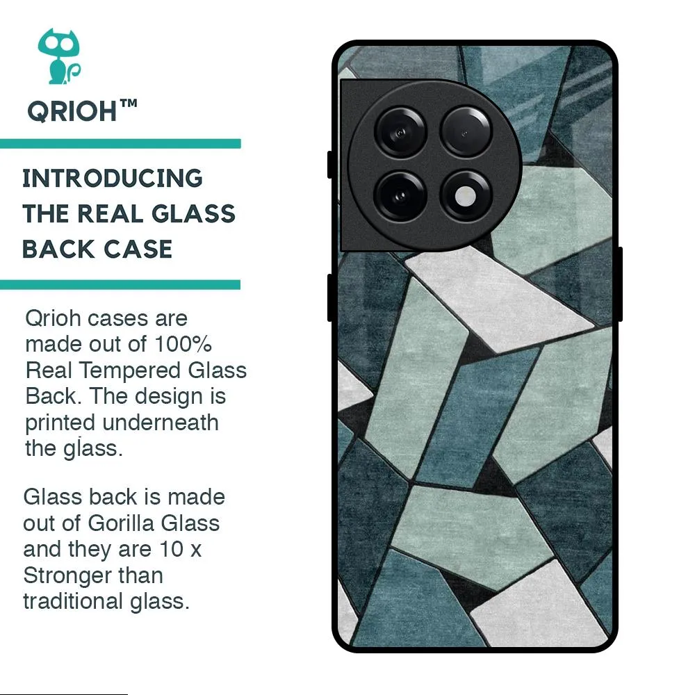 Abstact Tiles Glass Case for OnePlus 11R 5G