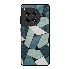 Abstact Tiles Glass Case for OnePlus 12R 5G
