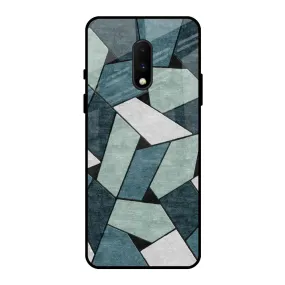 Abstact Tiles Glass Case for OnePlus 7