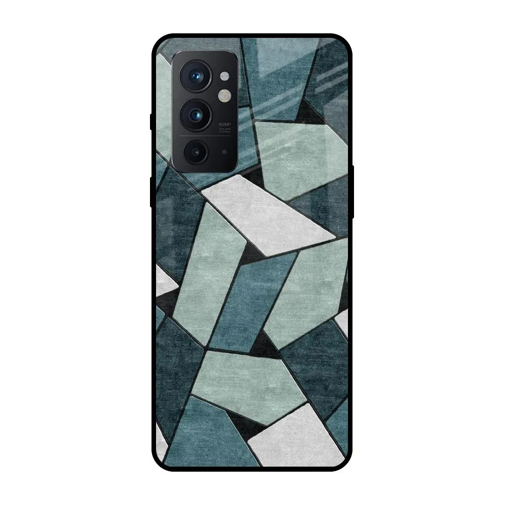 Abstact Tiles Glass Case for OnePlus 9RT