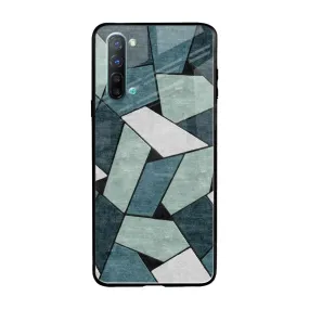 Abstact Tiles Glass Case for Oppo Reno 3