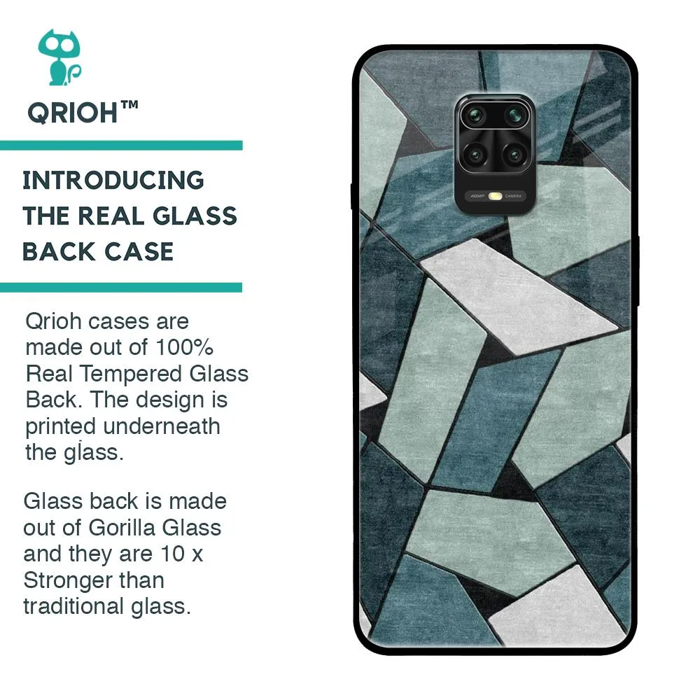 Abstact Tiles Glass Case for Poco M2 Pro