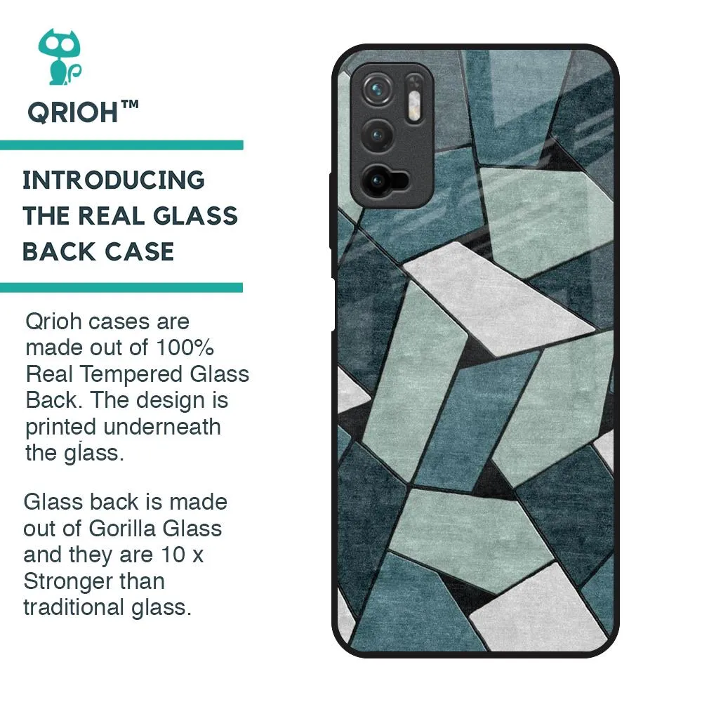 Abstact Tiles Glass Case for Poco M3 Pro