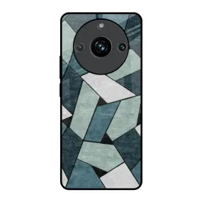 Abstact Tiles Glass Case for Realme 11 Pro Plus 5G