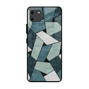 Abstact Tiles Glass Case for Realme C11