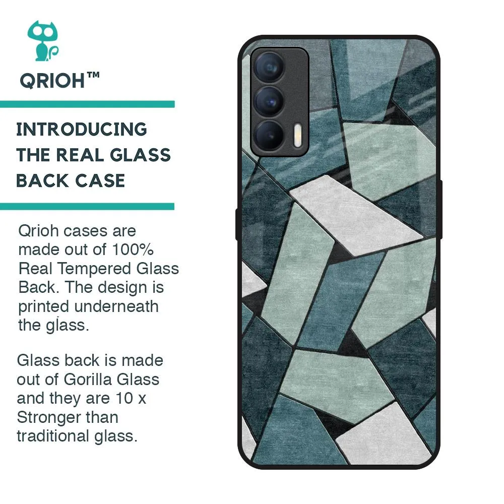Abstact Tiles Glass Case for Realme X7