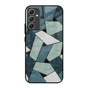 Abstact Tiles Glass Case for Samsung Galaxy A34 5G