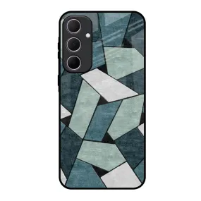 Abstact Tiles Glass Case for Samsung Galaxy A35 5G