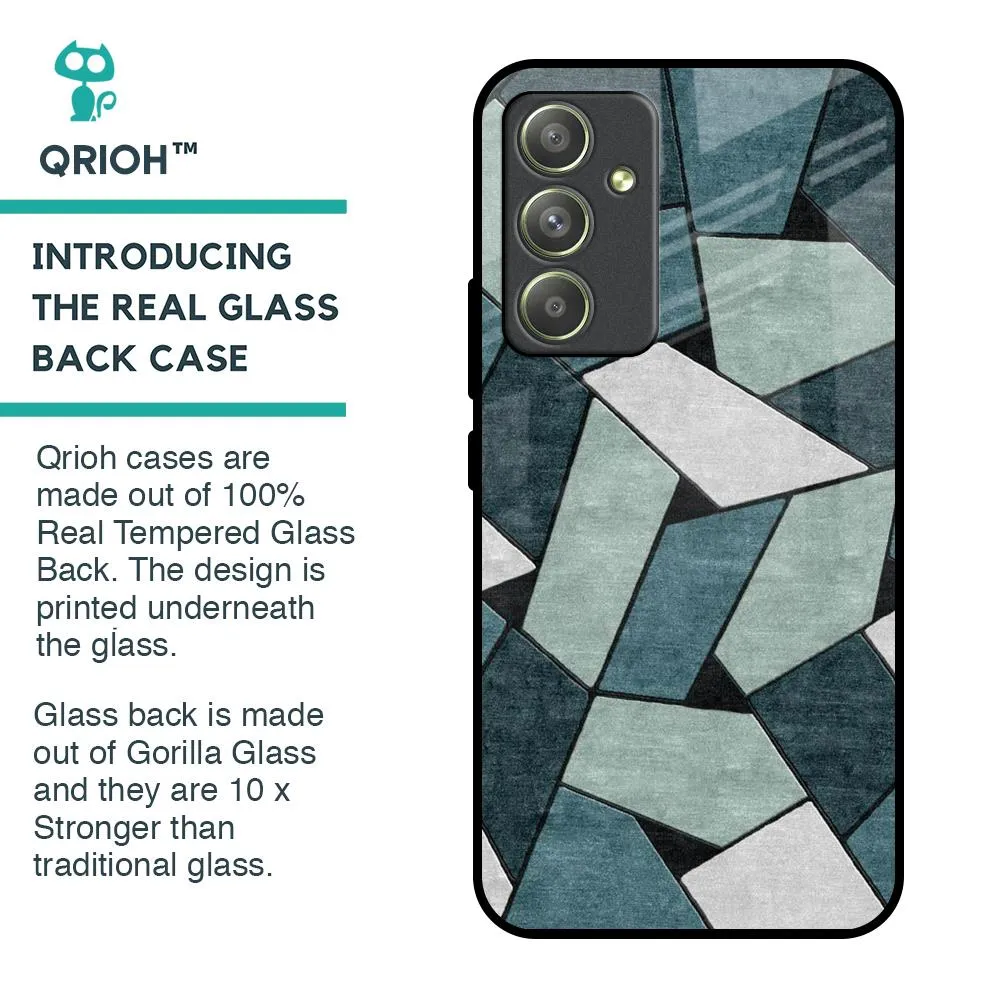 Abstact Tiles Glass Case for Samsung Galaxy A54 5G