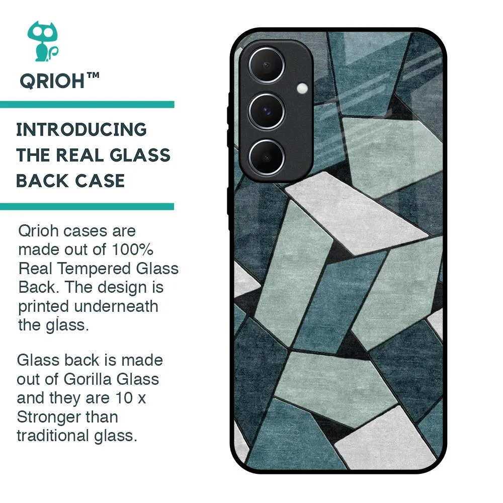 Abstact Tiles Glass Case for Samsung Galaxy A55 5G