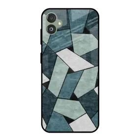 Abstact Tiles Glass Case for Samsung Galaxy F14 5G