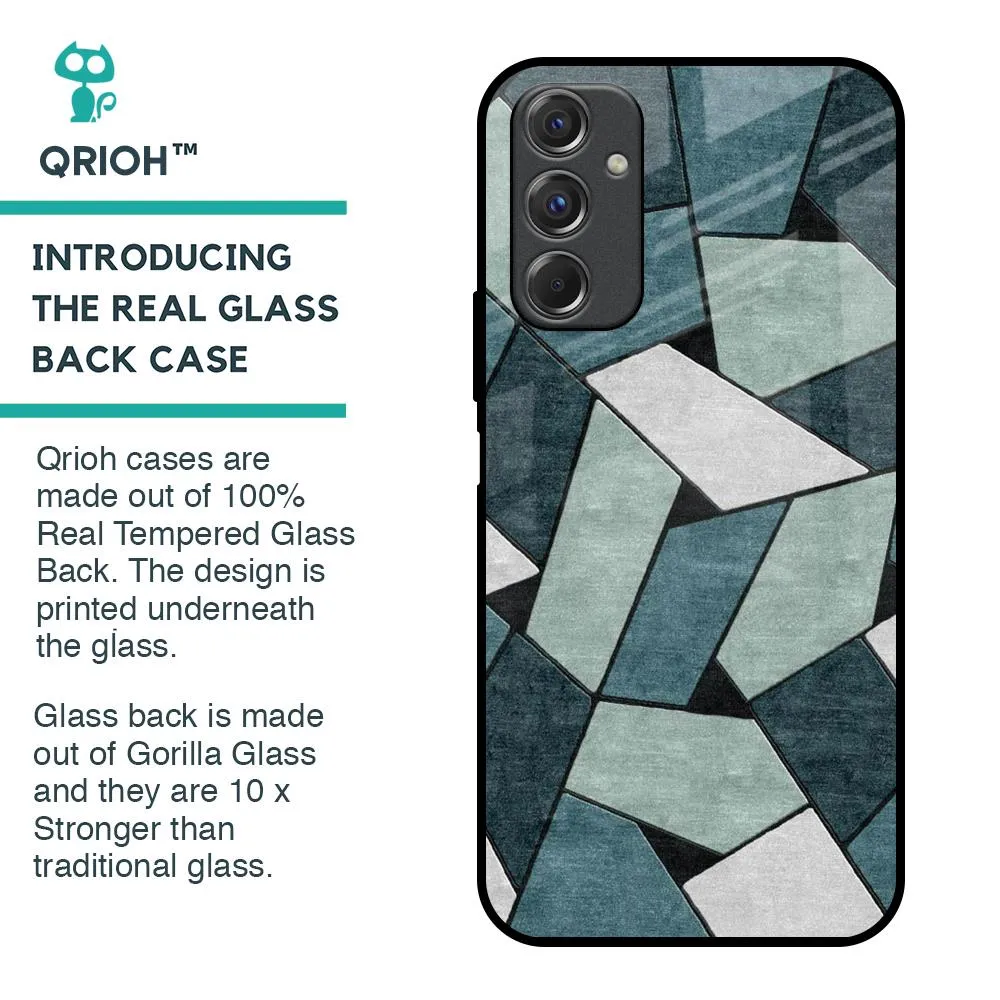 Abstact Tiles Glass Case for Samsung Galaxy F34 5G