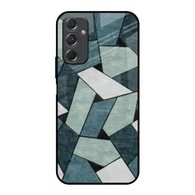 Abstact Tiles Glass Case for Samsung Galaxy F34 5G