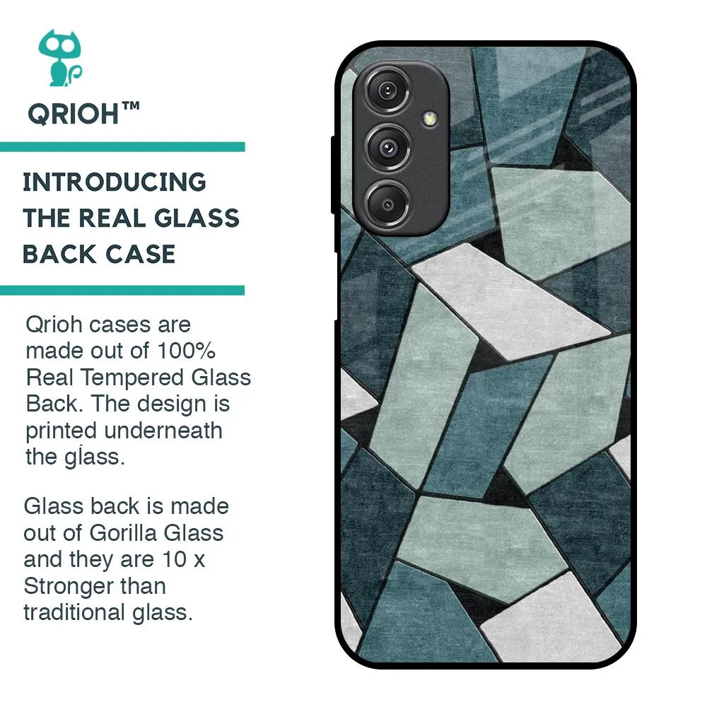 Abstact Tiles Glass Case for Samsung Galaxy M34 5G