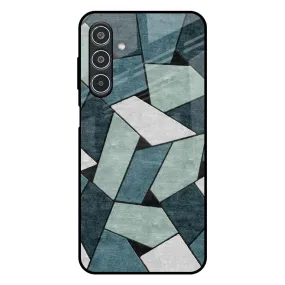 Abstact Tiles Glass Case for Samsung Galaxy M35 5G