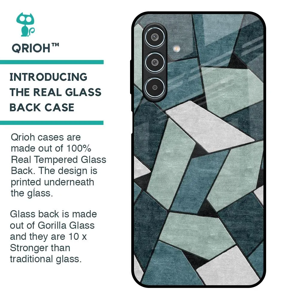 Abstact Tiles Glass Case for Samsung Galaxy M35 5G