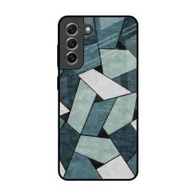 Abstact Tiles Glass Case for Samsung Galaxy S21