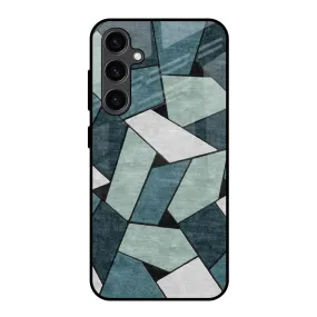 Abstact Tiles Glass Case for Samsung Galaxy S23 FE 5G