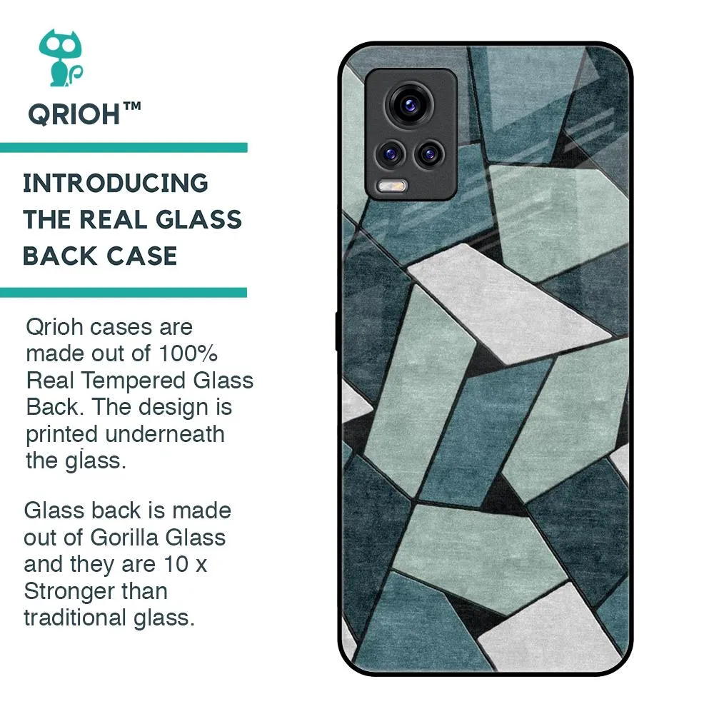 Abstact Tiles Glass Case for Vivo V20 Pro