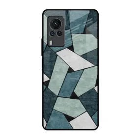 Abstact Tiles Glass Case for Vivo X60 PRO
