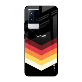 Abstract Arrow Pattern Glass Case For IQOO 9 5G