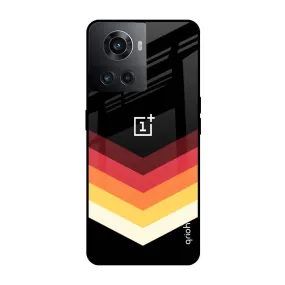 Abstract Arrow Pattern Glass Case For OnePlus 10R 5G