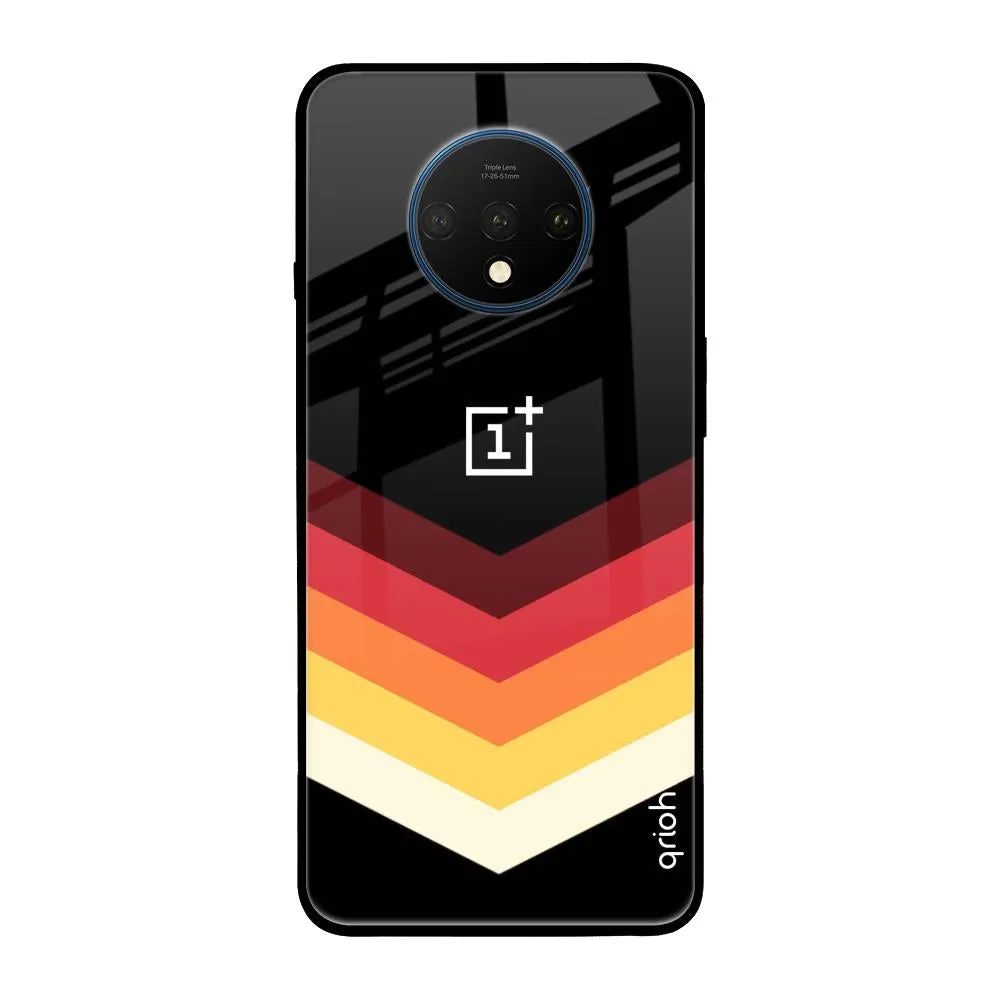 Abstract Arrow Pattern Glass Case For OnePlus 7T