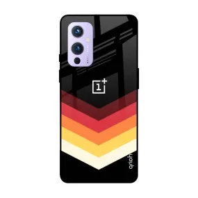 Abstract Arrow Pattern Glass Case For OnePlus 9