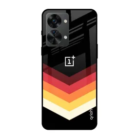 Abstract Arrow Pattern Glass Case For OnePlus Nord 2T 5G