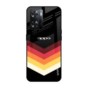 Abstract Arrow Pattern Glass Case For OPPO A77s