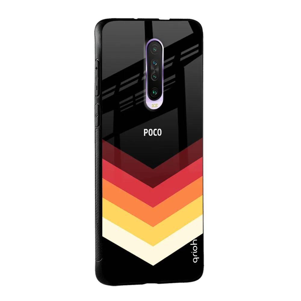 Abstract Arrow Pattern Glass Case For Poco M4 Pro